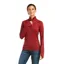 Ariat Women's Lowell 2.0 1/4 Zip Base Layer Rhubarb Doodle